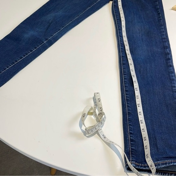 American Eagle Super Stretch Hi-Rise Skinny Super Stretch Jeans Size 4 Long Blue - Picture 6 of 8